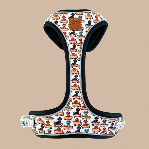 Anti rub dachshund harness - anti-rub,