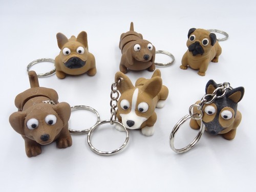 Printed dog breed - 3d,