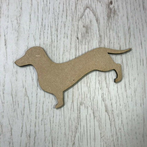 Mdf wooden sausage dog - mdf,