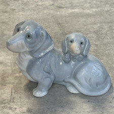 Dachshund Ornament Blue White