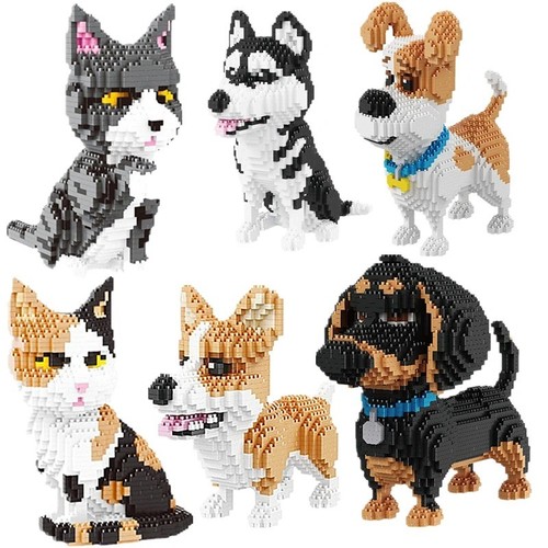 Building blocks set dog - blocks,